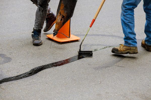 Parking Lot Crack Sealing in Glen Allen